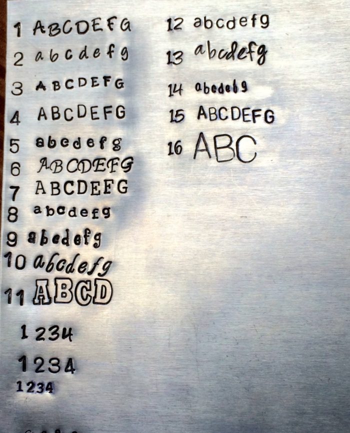 16 Font choices and Designs - This is for reference on what we have for choices - Image 3