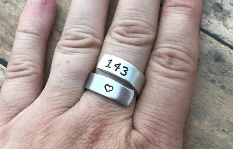 143-i-love-you-hand-stamped-ring-very-sturdy-ring-great-gift-fun