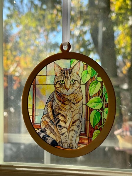 Custom Pet Stained Glass Suncatcher from Photo | Personalized Pet Memorial Gift | Dog Cat Keepsake | Rainbow Bridge Gift | Any Pet - Image 21