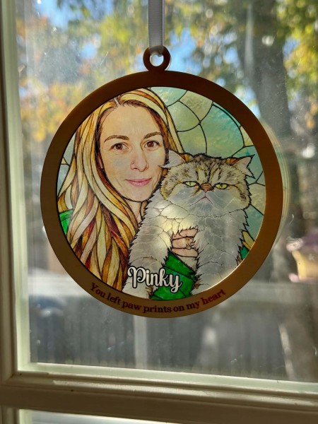 Custom Pet Stained Glass Suncatcher from Photo | Personalized Pet Memorial Gift | Dog Cat Keepsake | Rainbow Bridge Gift | Any Pet - Image 22